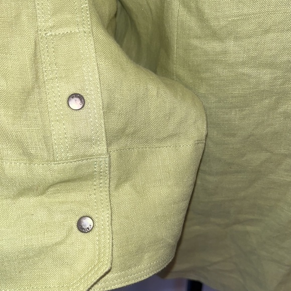 FINAL MARKDOWN before deleting…NWOT 100% LINEN TOP SIZE LARGE - Picture 5 of 6